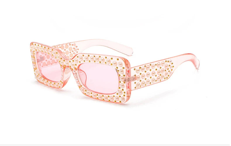 Black pearl - Pearls stones Black Lady's High Quality Sunglasses