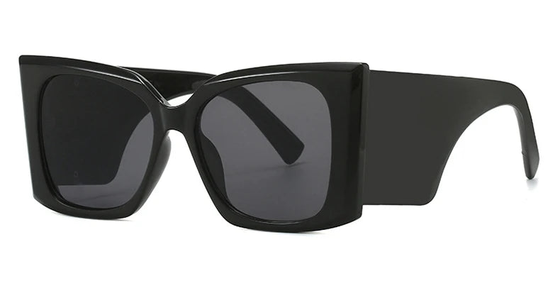Incognito - Oversized Luxury Big Frame Black Sunglasses
