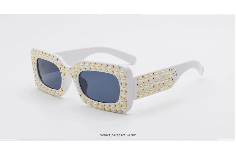 Black pearl - Pearls stones Black Lady's High Quality Sunglasses