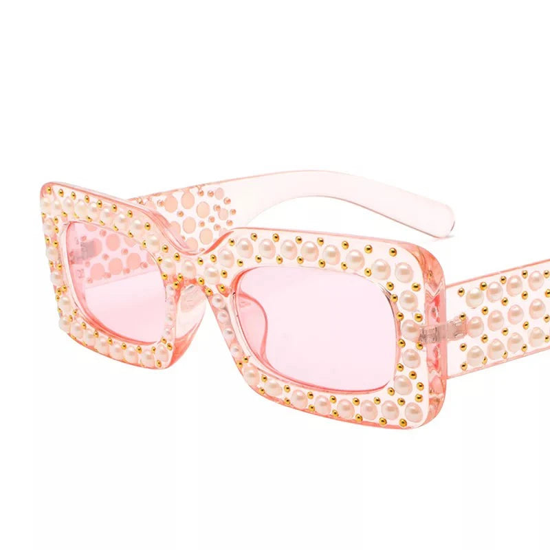 Black pearl - Pearls stones Black Lady's High Quality Sunglasses