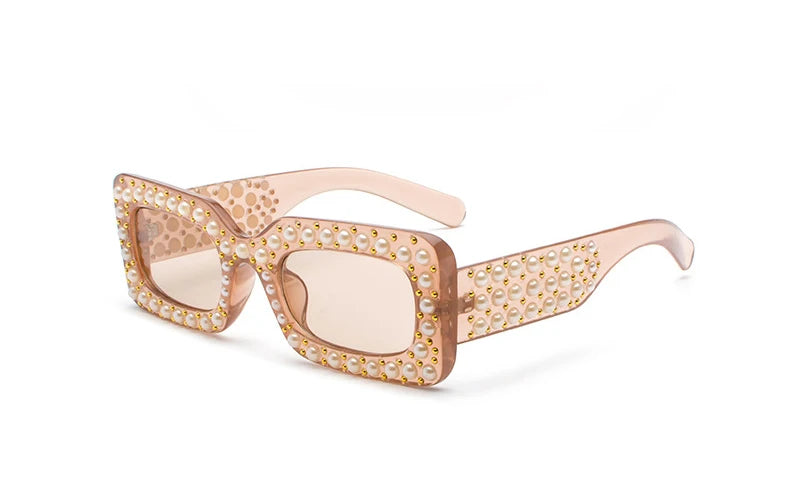 Black pearl - Pearls stones Black Lady's High Quality Sunglasses