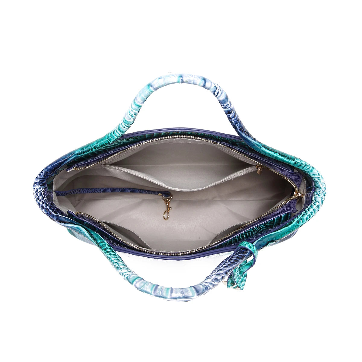 Everglades - Crocodile pattern colorful solid color high-end women's handbag