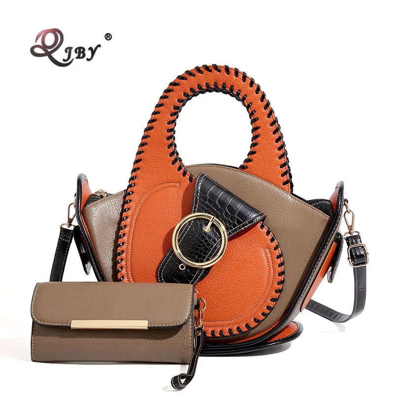 Matrix -  Woman High-end Leather Large Capacity Handbag