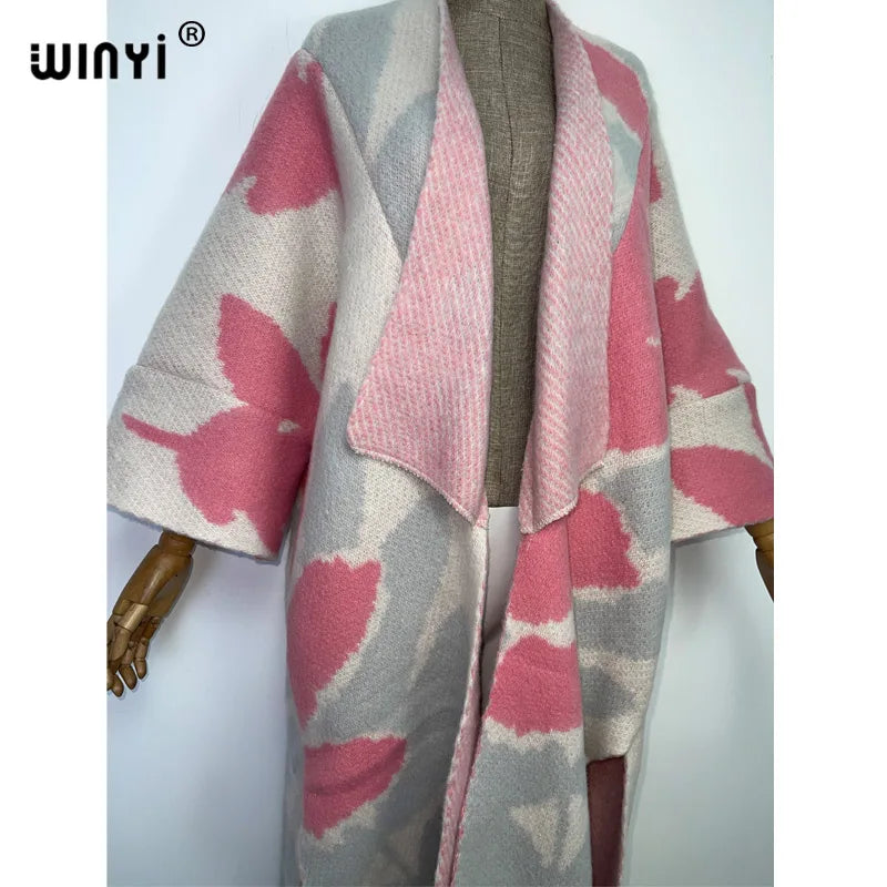 Diva Cloathing -  Winter Knitted cardigan coat Loose kaftan coat