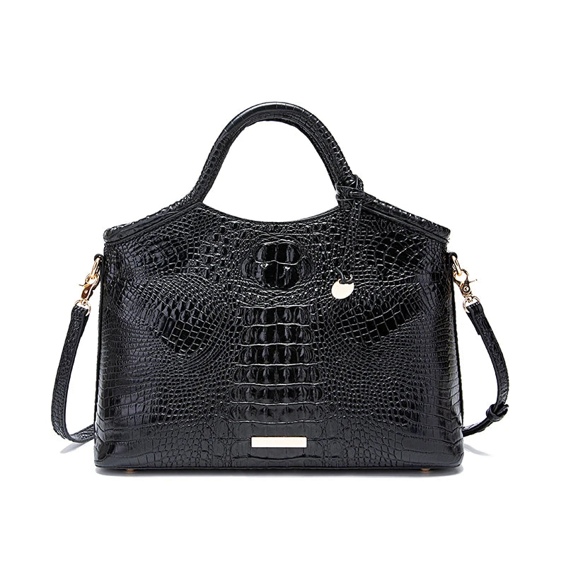 Everglades - Crocodile pattern colorful solid color high-end women's handbag
