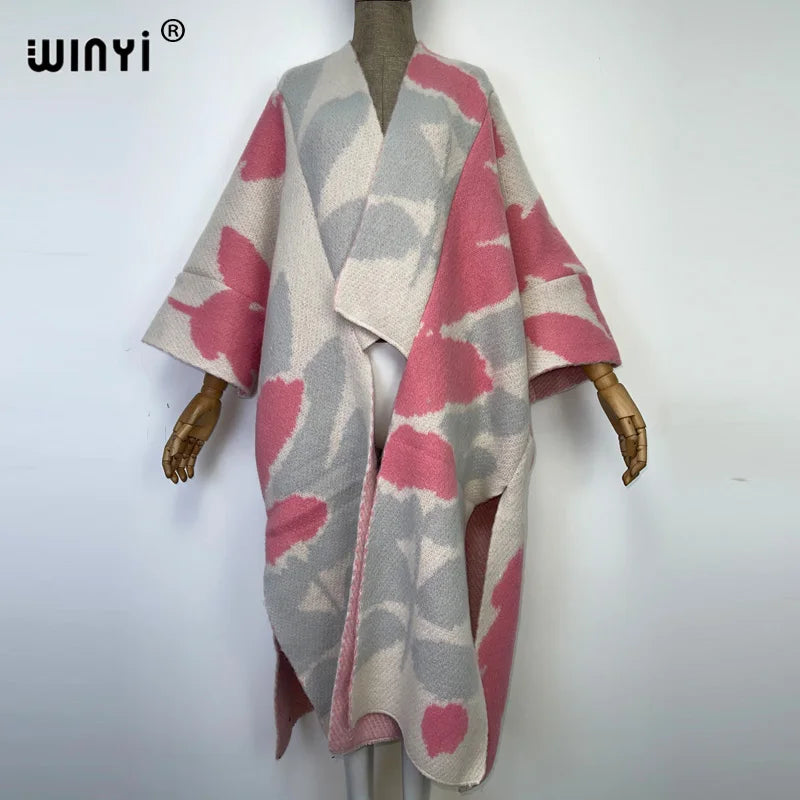 Diva Cloathing -  Winter Knitted cardigan coat Loose kaftan coat