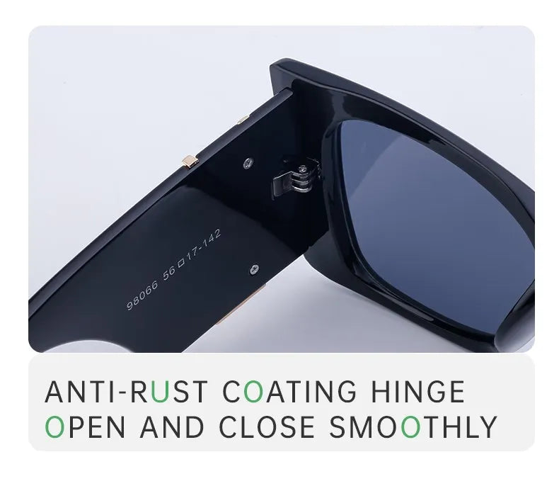 Sherry Shadow - Cat Eye Luxury Brand Designer  Big Frame Sunglass