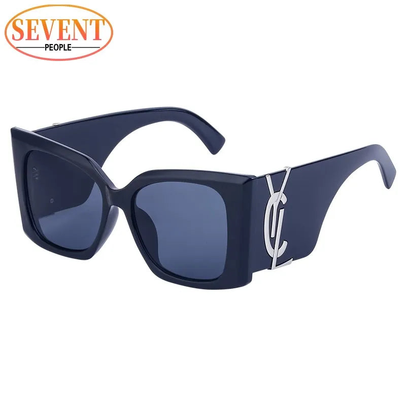 Sherry Shadow - Cat Eye Luxury Brand Designer  Big Frame Sunglass