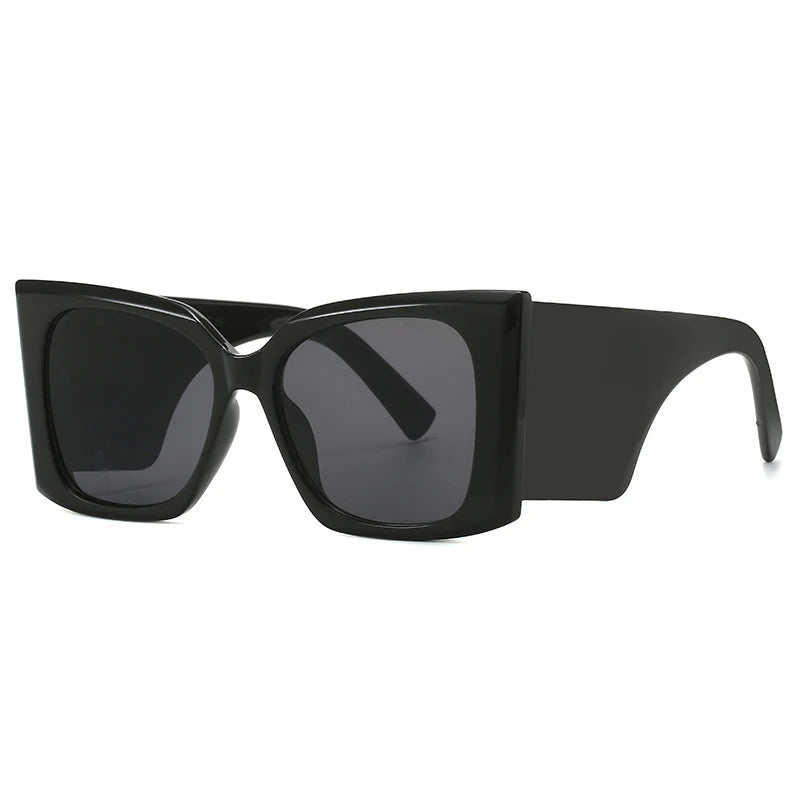 Incognito - Oversized Luxury Big Frame Black Sunglasses